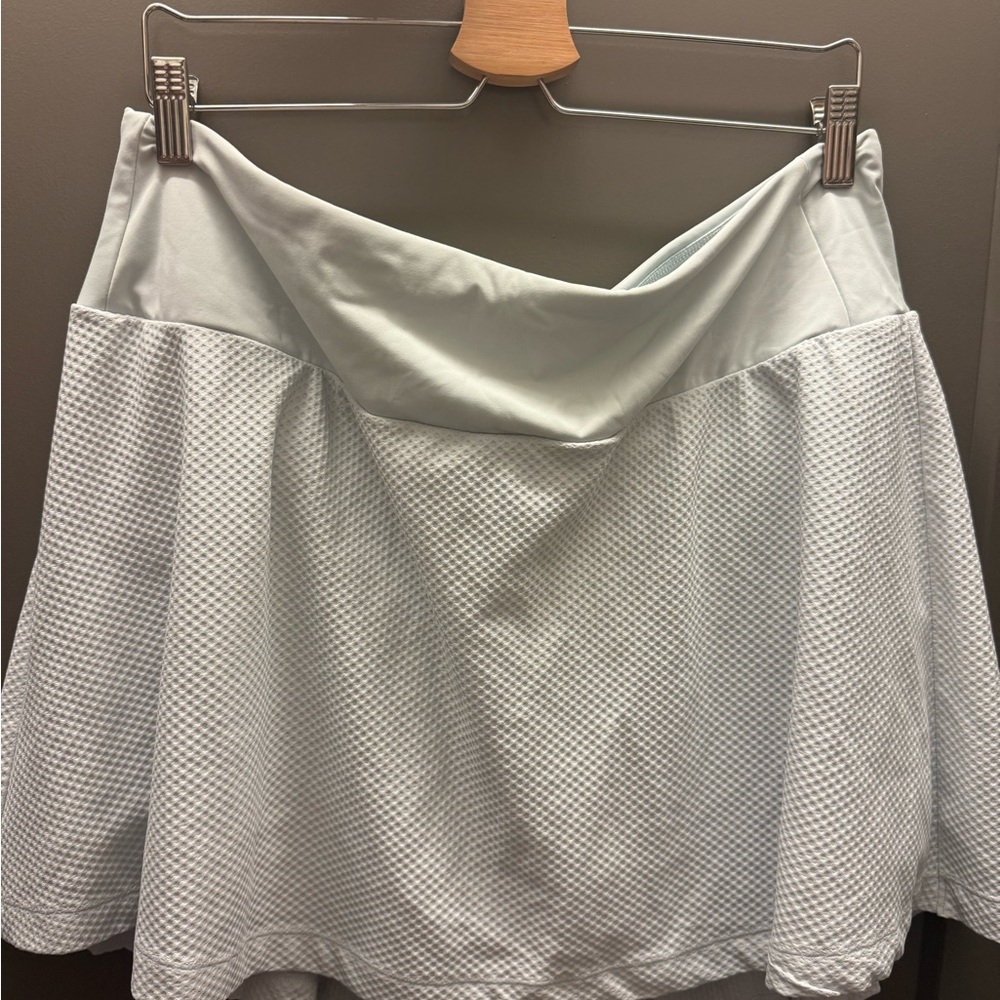 Calia Seafoam green athletic golf skort